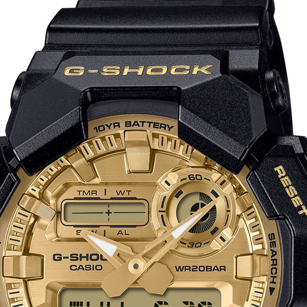 CASIO GA010GGB1A9JF G-SHOCK Black and Gold Series GA-010GGB-1A9JF - Durable Resin Case, Shock Resistant, Water Resistant, Stylish Design by CASIO - Image 5