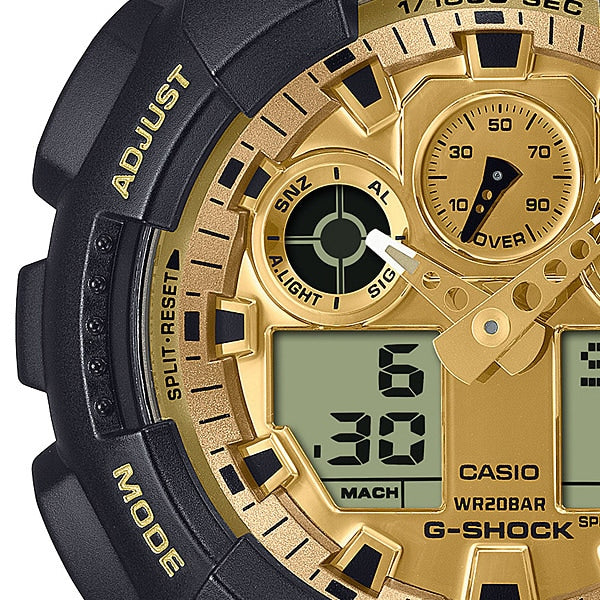 CASIO GA100GGB1A9JF G-SHOCK Black and Gold Series GA-100GGB-1A9JF - Durable Men's Watch with Shock Resistance and Water Resistance by CASIO - Image 3