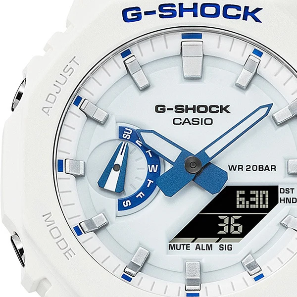CASIO GA2100HDS7A1JF G-SHOCK HIDDEN GLOW SERIES White GA-2100HDS-7A1JF by CASIO - Stylish, Durable, and Water-Resistant Watch - Image 4