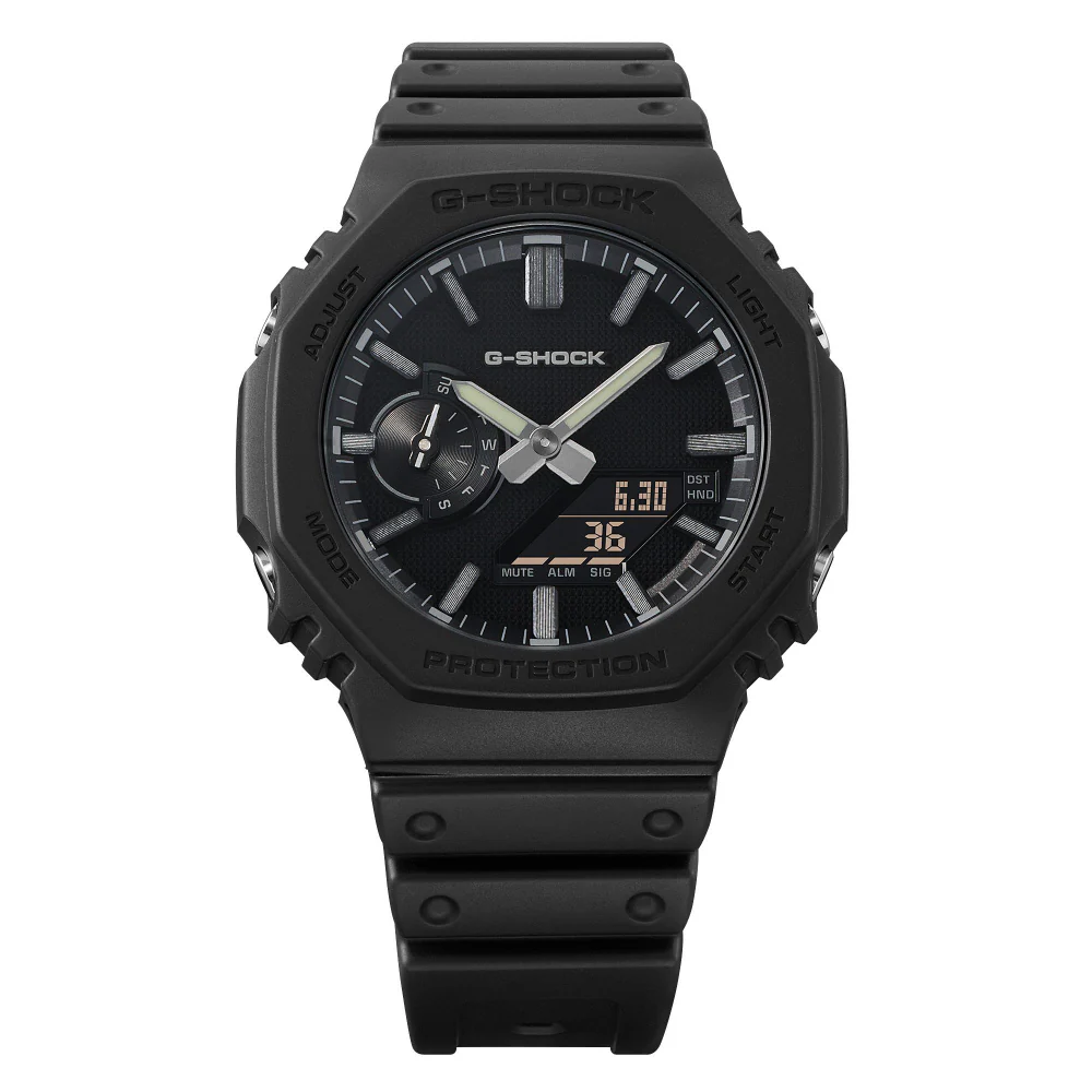 CASIO GA-2100LXB-1AJF G-SHOCK Luxe Black Design Lightweight Durable Water Resistant Stylish Analog-Digital Display - Image 2