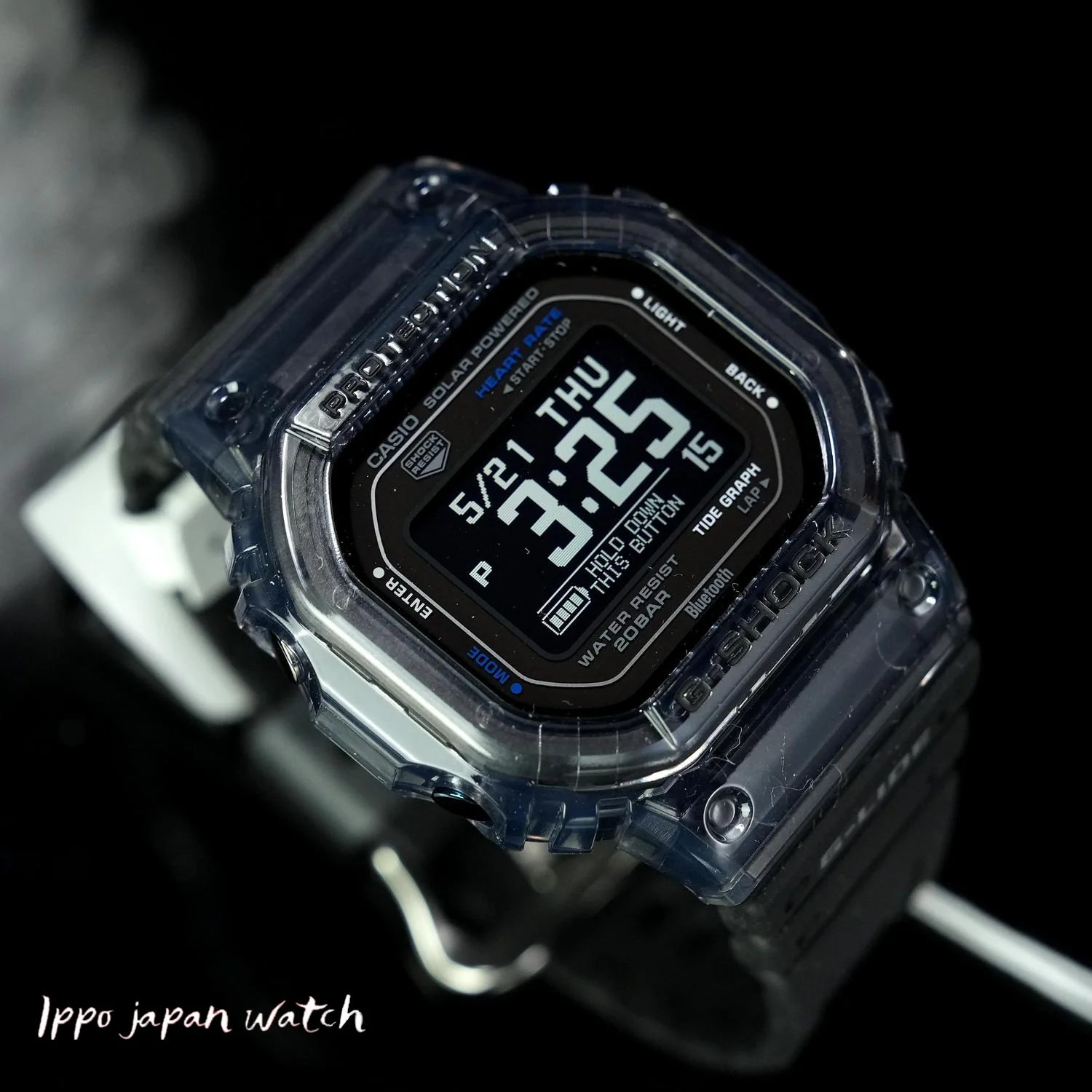 CASIO GBX-H5600-1JR Bluetooth Sports Watch with Heart Rate Monitor Accelerometer Shock Resistant - Image 2