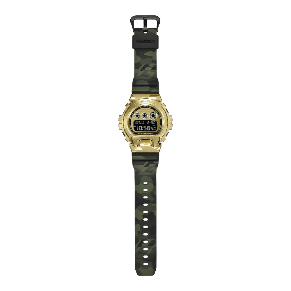 CASIO GM-6900CMG-3JF G-SHOCK Camo and Gold Design Durable Shock Resistant Water Resistant Stylish Everyday Wear - Image 3