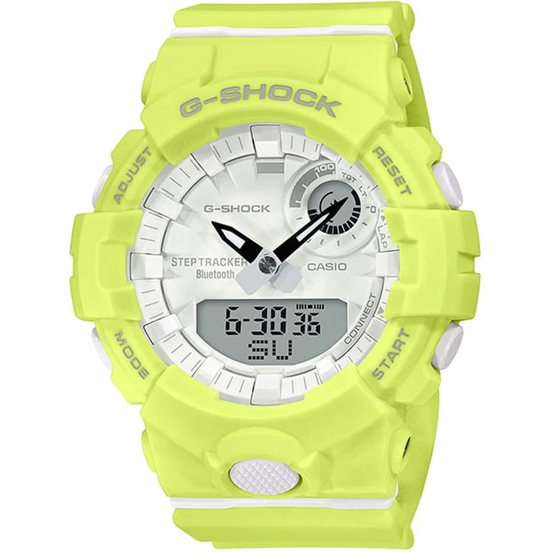 CASIO GMA-B800-9AJR Yellow Digital Watch - Lightweight and Durable