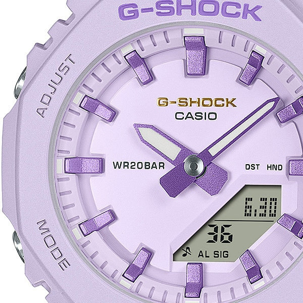 CASIO GMA P2125W 6AJR Ladies G SHOCK Analog Digital Water Resistant Stopwatch LED Display Stylish Purple Design - Image 4