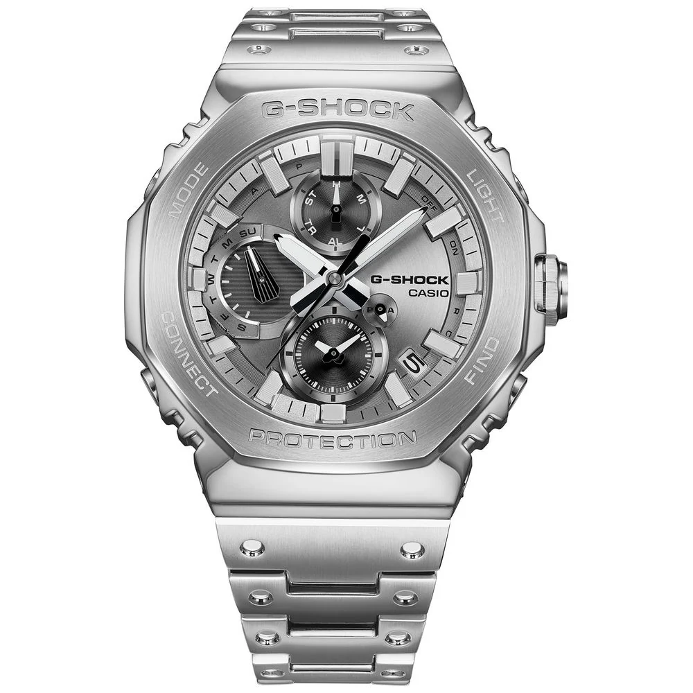 CASIO GMC-B2100ADS-1AJF Bluetooth Solar Watch Full Metal Chronograph Stylish Design Water Resistant - Image 2