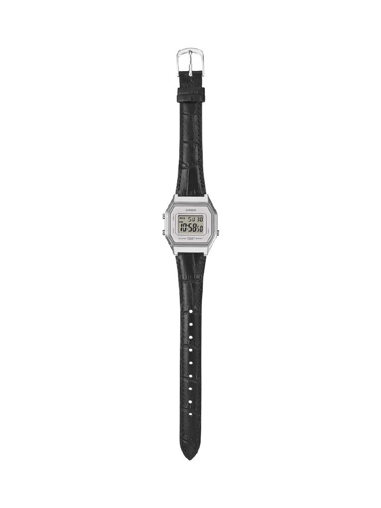 CASIO LA680WEL-1JF Classic Black Digital Watch - Slim Design - Water Resistant - LED Backlight - Alarm Function - Image 2
