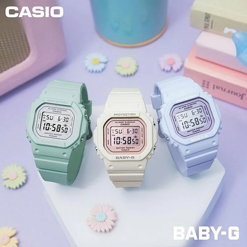 Casio Ladies Baby-G Flower Color Model BGD-565SC-2JF Watch - Image 4