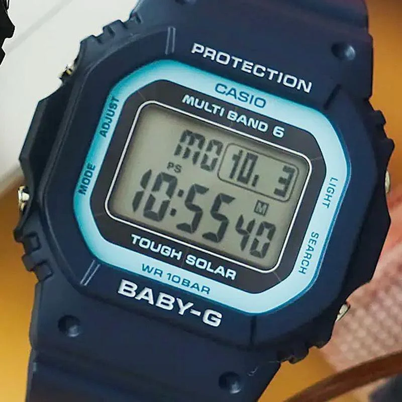 Casio Ladies BABY-G Square Design Radio Solar Model BGD-5650-2JF - Image 3