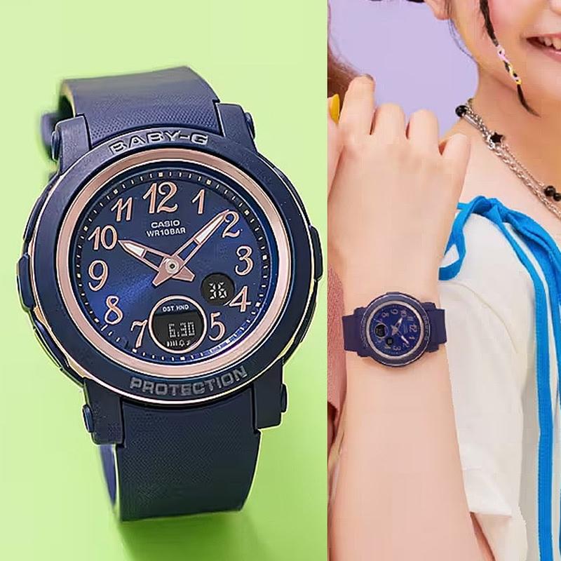 Casio Ladies Baby-G Wide Face BGA-290 Series BGA-290SA-2AJF Watch - Image 4