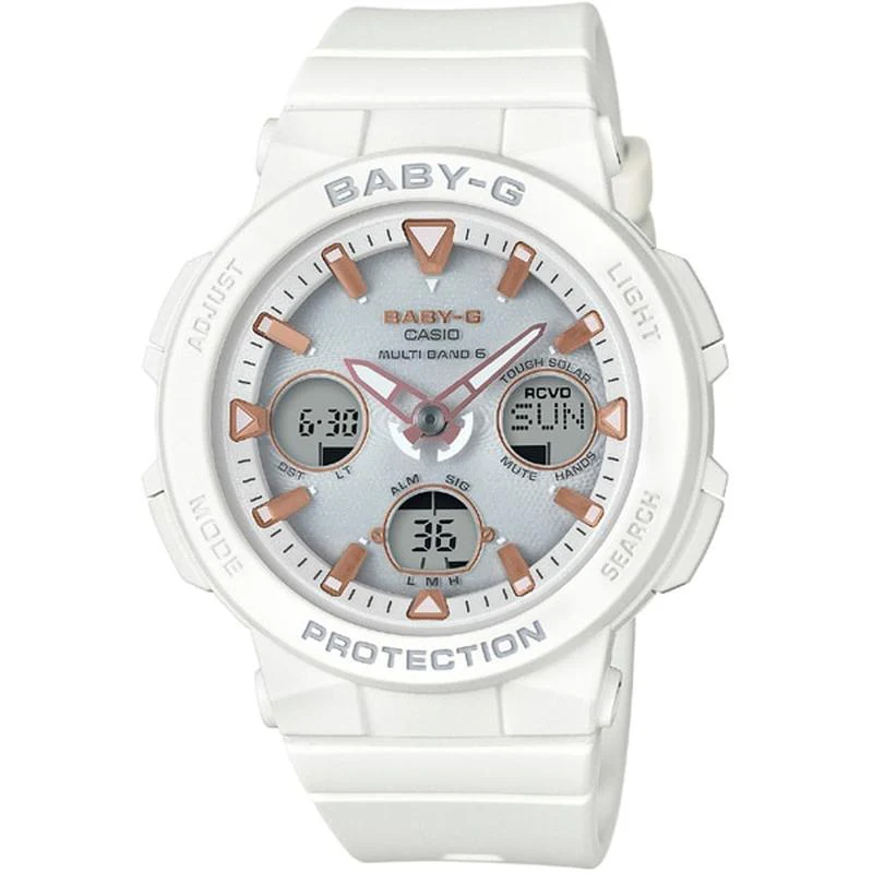 Casio Ladies Beach Explorer Series Solar Radio White BGA-2500-7AJF