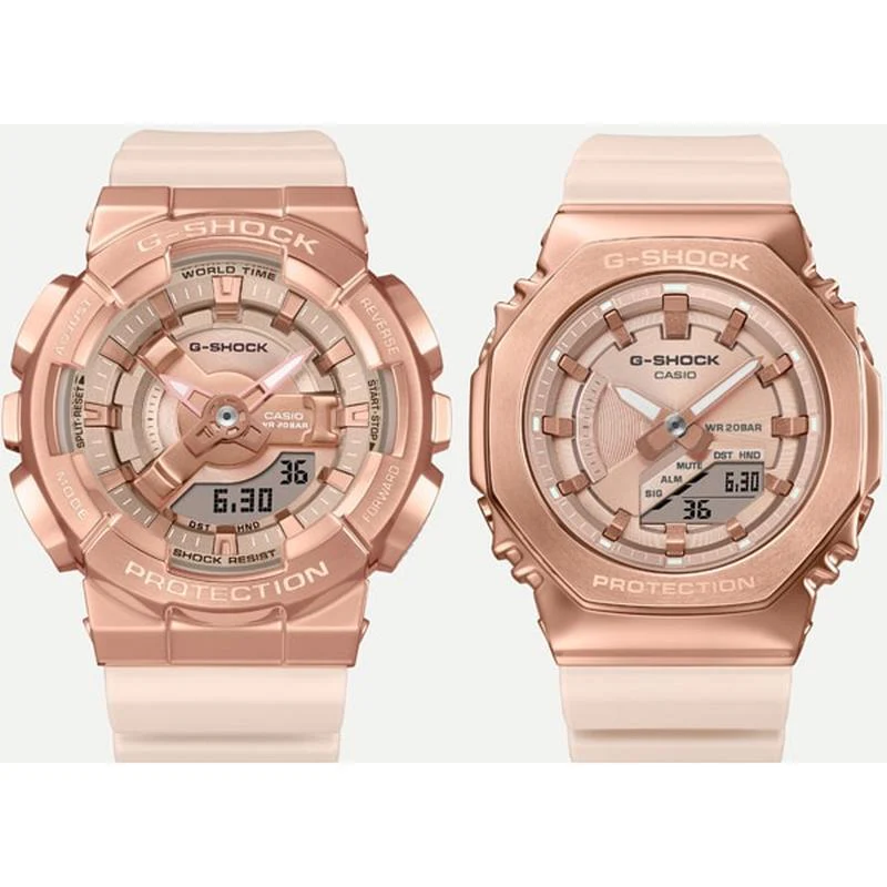 Casio Ladies G-SHOCK Compact Size Metal Covered Series GM-S110PG-4AJF - Image 4