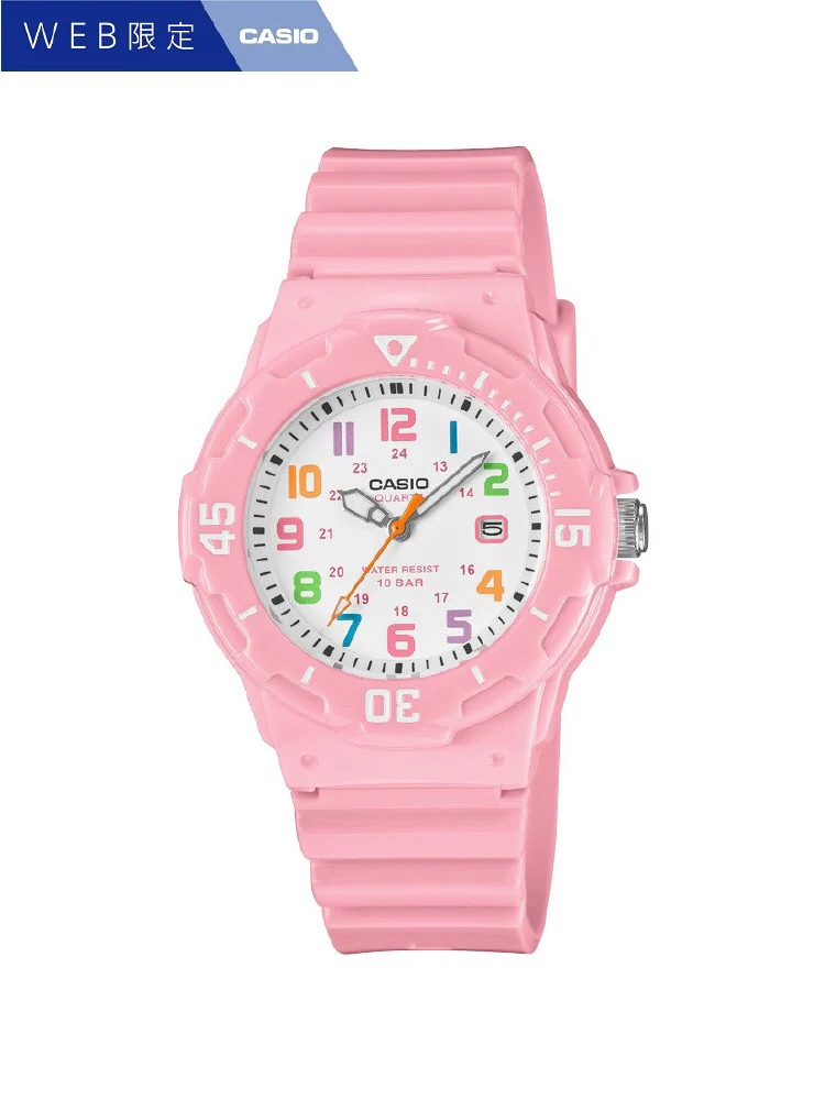 CASIO LRW-200H-4B2JF Stylish Pink Design Water Resistant Quartz Movement Lightweight Comfort Fit