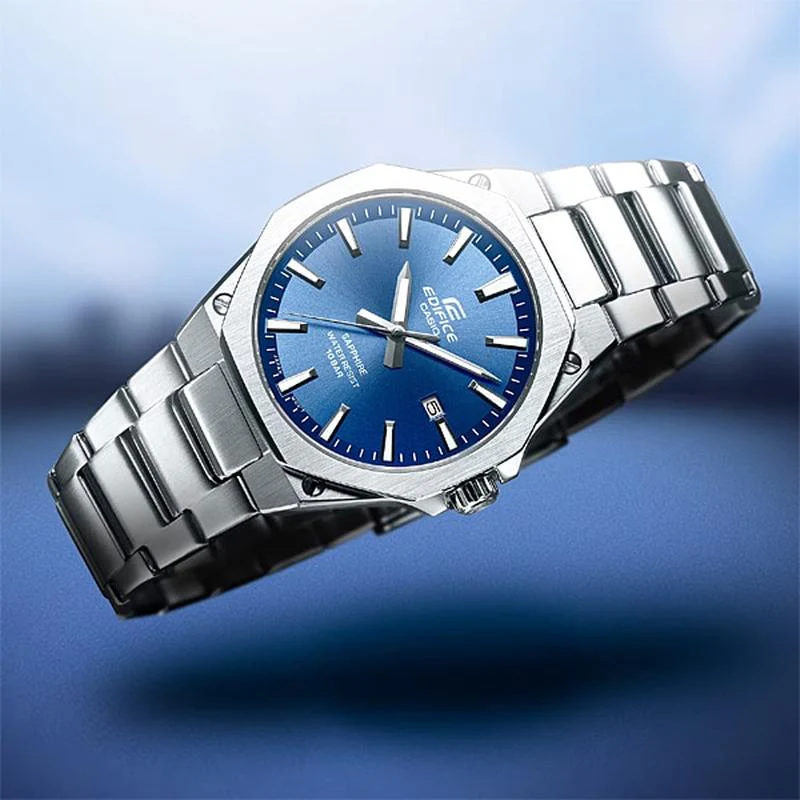 Casio Men's EDIFICE 3-Hand Analog Metal Band Watch EFR-S108DJ-2AJF - Image 4