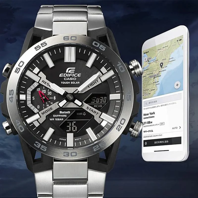 Casio Men's EDIFICE Suspension ECB-2000 Series ECB-2000YD-1AJF Watch - Image 3