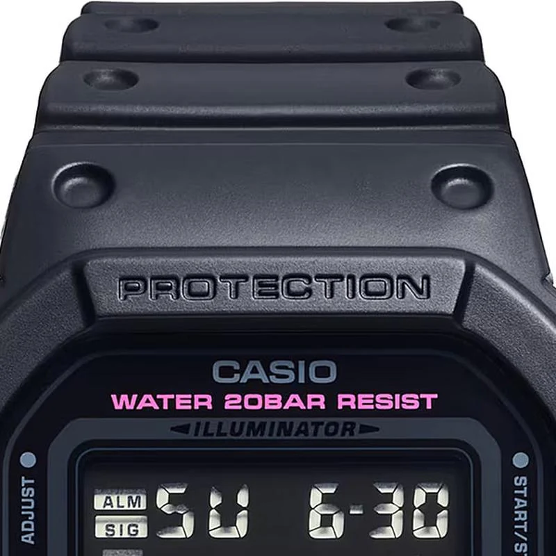Casio Men's G-SHOCK 5600 SERIES Pink Ribbon Support Model DW-5600PK-1JR - Image 5