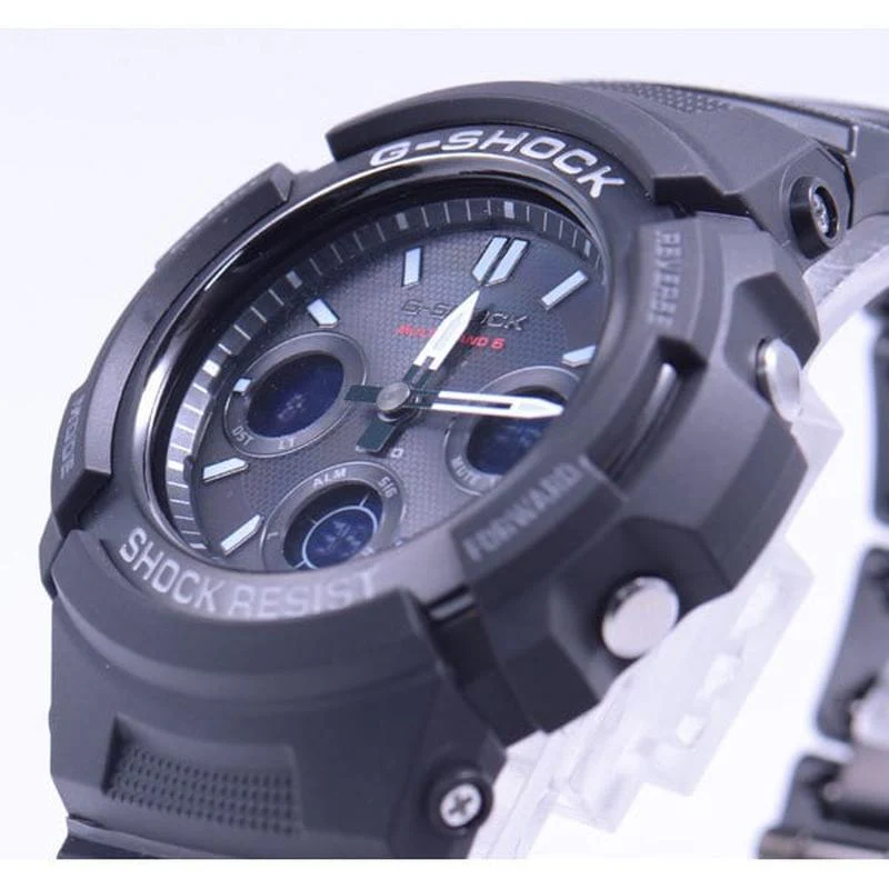Casio Men's G-SHOCK BASIC AWG-M100 Series Digital Analog Radio Solar AWG-M100SBC-1AJF - Image 2