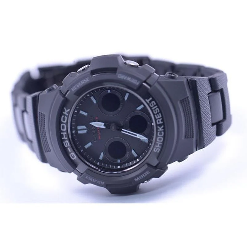 Casio Men's G-SHOCK BASIC AWG-M100 Series Digital Analog Radio Solar AWG-M100SBC-1AJF - Image 3