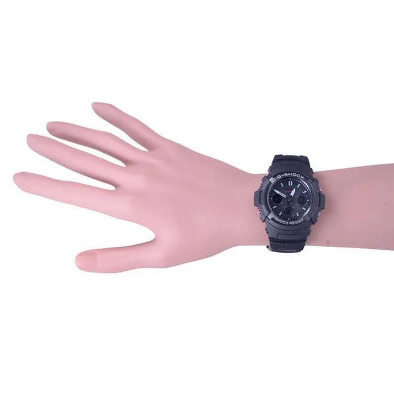 Casio Men's G-SHOCK BASIC AWG-M100 Series Digital Analog Radio Solar AWG-M100SBC-1AJF - Image 5