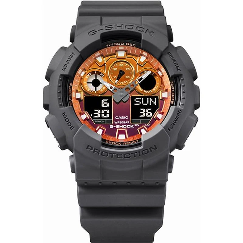 Casio Men's G-SHOCK Flame Inside Series GA-100FL-8AJF - Image 2
