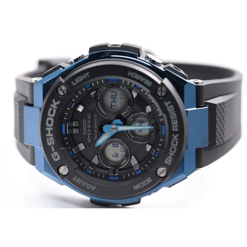 Casio Men's G-SHOCK G-STEEL Solar Radio Wave Mid-Size - GST-W300G-1A2JF - Image 3