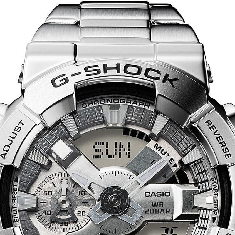 Casio Men's G-SHOCK GM-110D with Metal Band GM-110D-8AJF - Image 5
