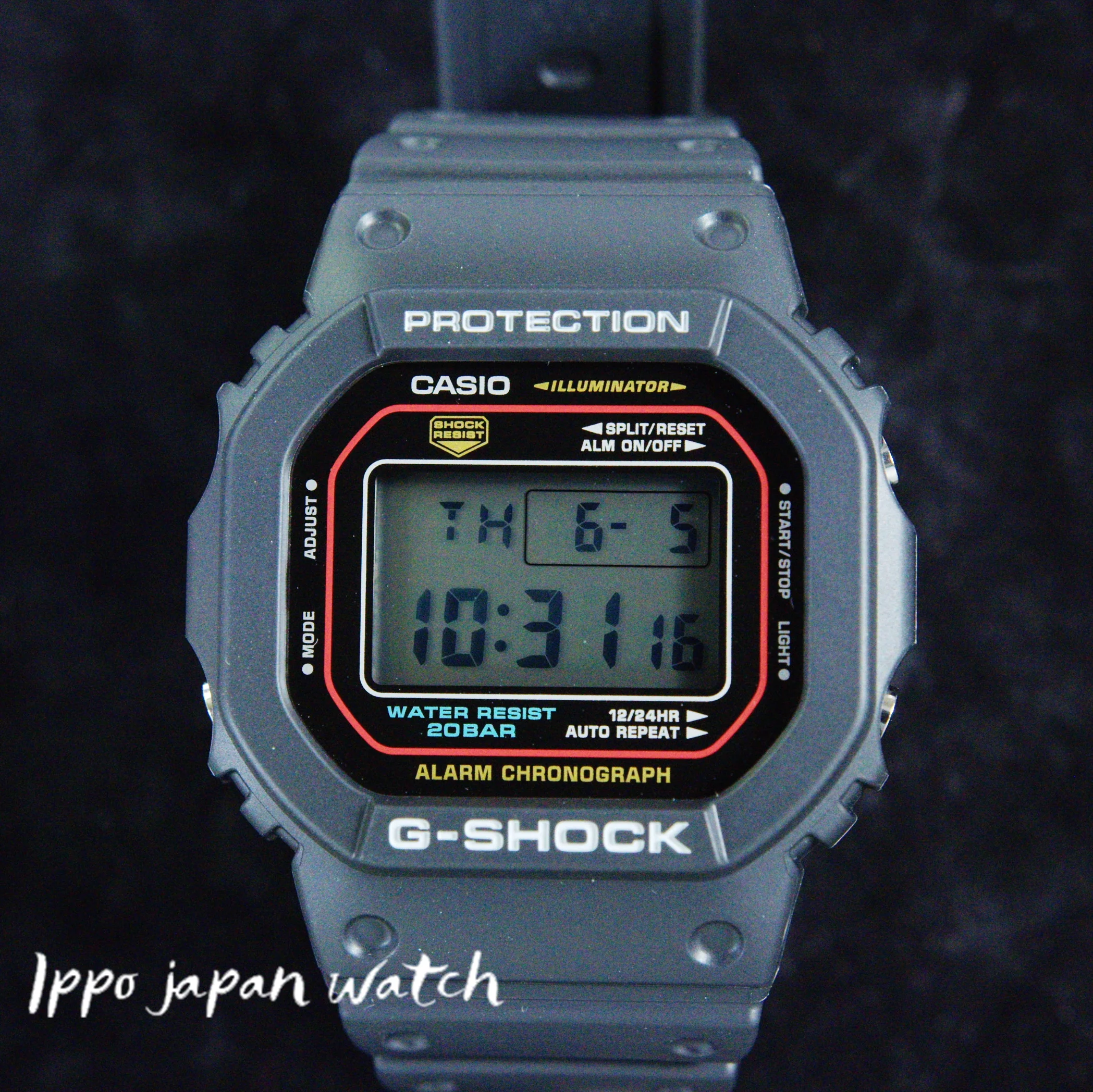 Casio Men's G-SHOCK Iconic Styles DW-5600RL-1JF Watch