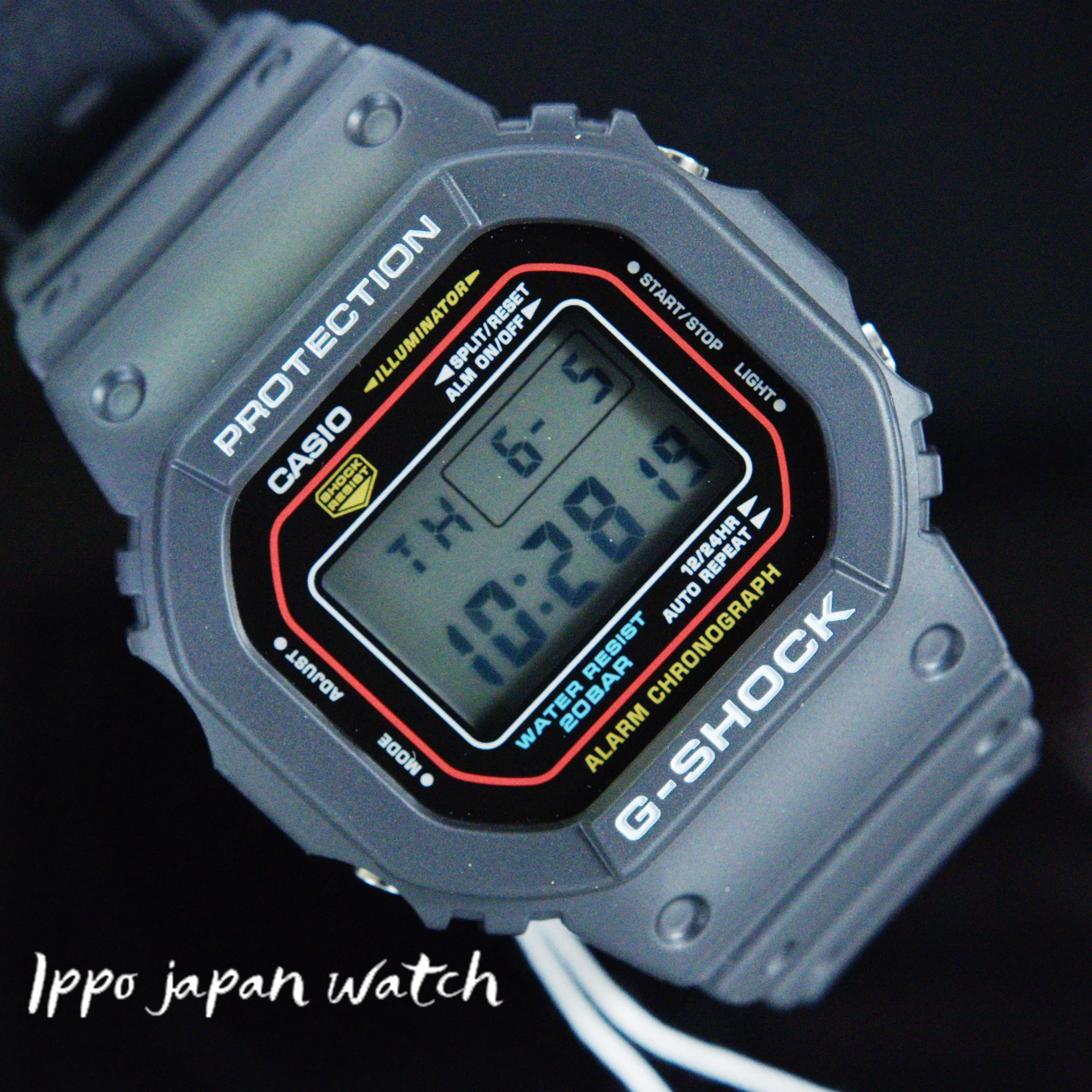 Casio Men's G-SHOCK Iconic Styles DW-5600RL-1JF Watch - Image 4
