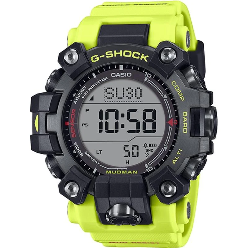 Casio Men's G-Shock Master of G-Land Mudman Master in Rescue Yellow GW-9500MRY-1A9JF Watch