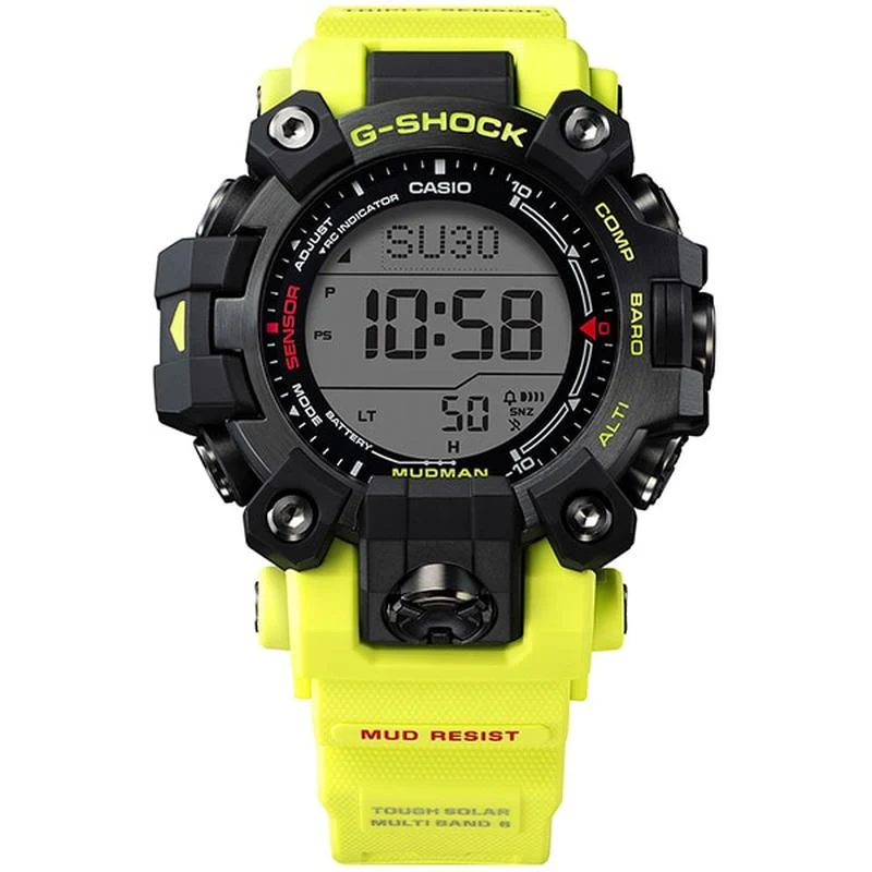 Casio Men's G-Shock Master of G-Land Mudman Master in Rescue Yellow GW-9500MRY-1A9JF Watch - Image 2