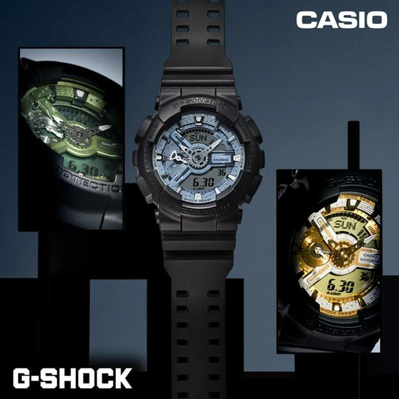 Casio Men's G-SHOCK Metallic Color Dial Series GA-110CD-1A3JF - Image 4