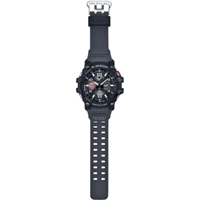 Casio Men's MUDMASTER Entry Model Solar Radio Watch with Grey Band GWG-100-1A8JF - Image 2