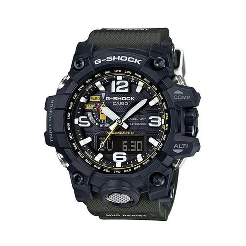 Casio Men's MUDMASTER Radio Solar Triple Sensor Ver.3 GWG-1000-1A3JF Watch
