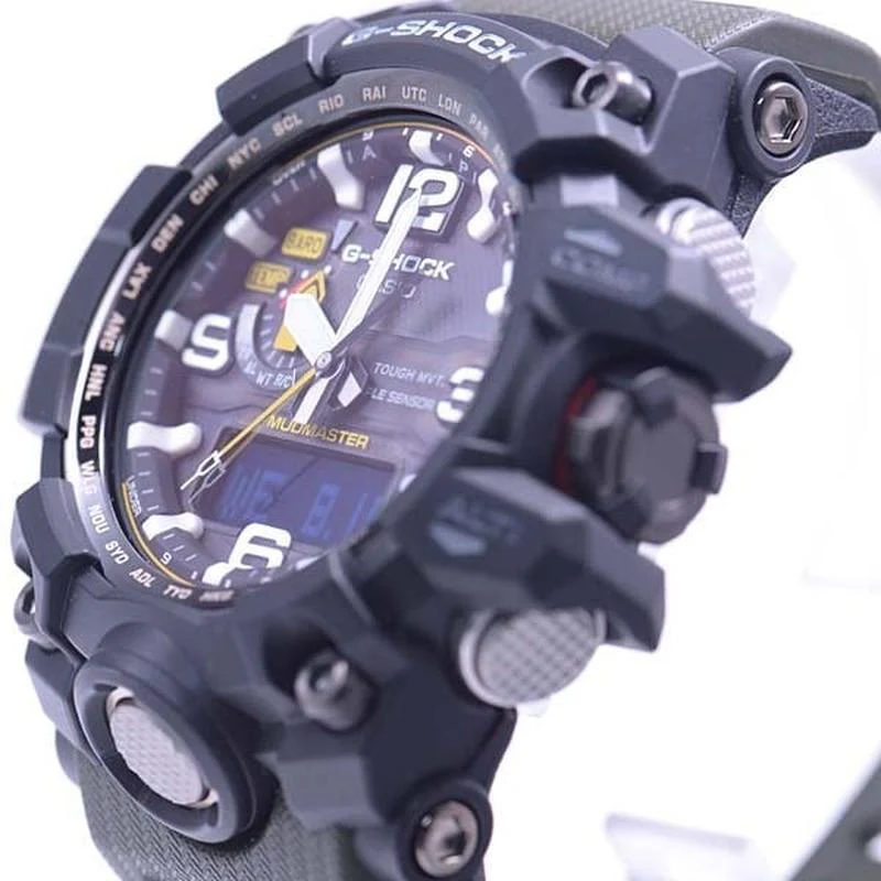Casio Men's MUDMASTER Radio Solar Triple Sensor Ver.3 GWG-1000-1A3JF Watch - Image 2