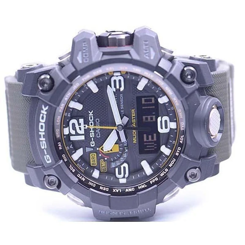 Casio Men's MUDMASTER Radio Solar Triple Sensor Ver.3 GWG-1000-1A3JF Watch - Image 3