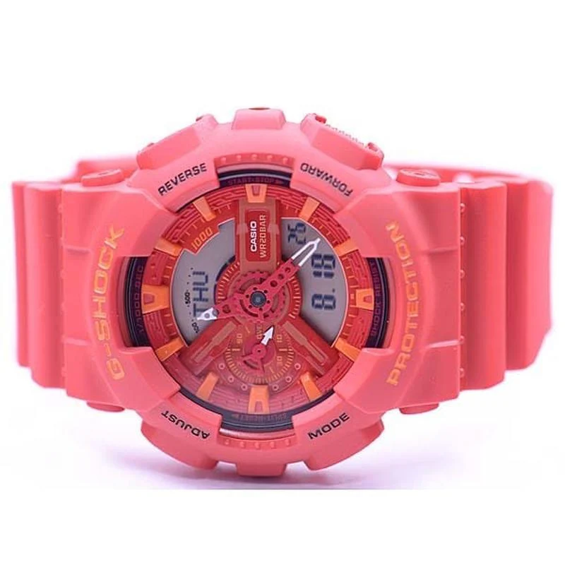 Casio Men's Quartz Blue and Red Series - Red GA-110AC-4AJF - Image 3