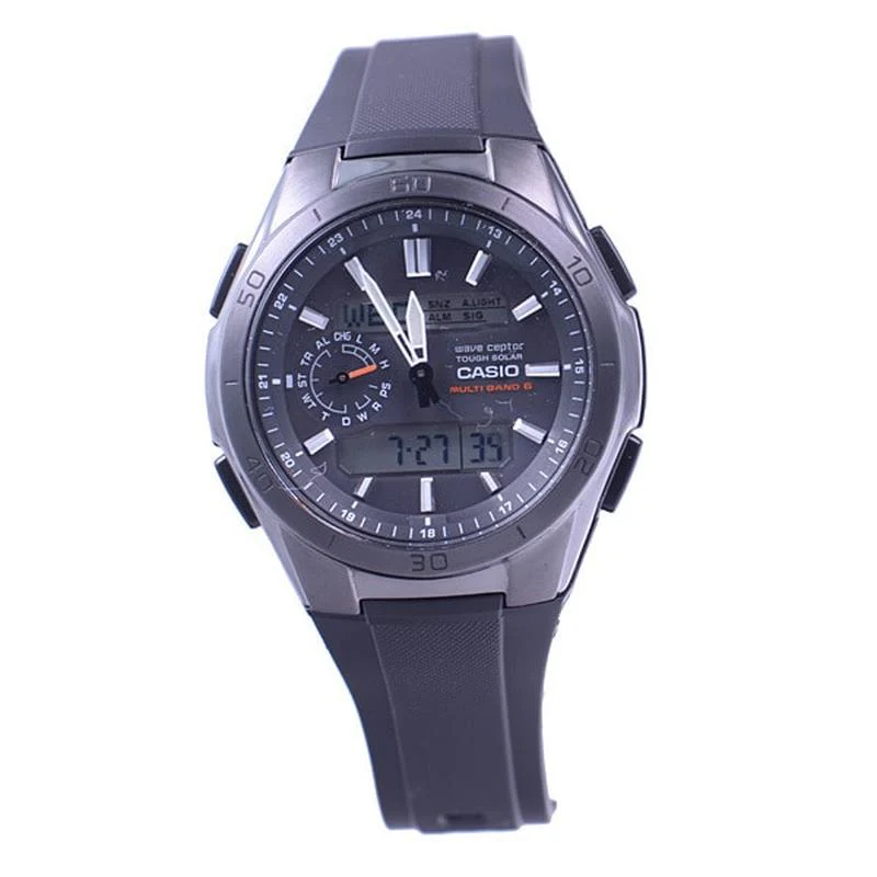 Casio Men's Solar Wave Ceptor Multi Band 6 Radio-Controlled Watch WVA-M650B-1AJF
