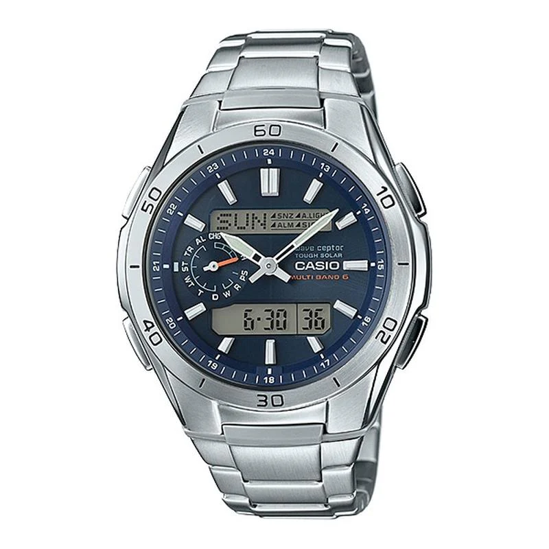 Casio Men's Wave Ceptor Solar Radio Controlled Watch Multi Band 6 WVA-M650D-2AJF