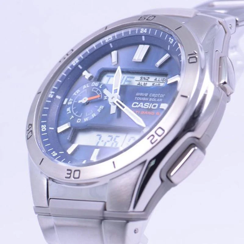 Casio Men's Wave Ceptor Solar Radio Controlled Watch Multi Band 6 WVA-M650D-2AJF - Image 2