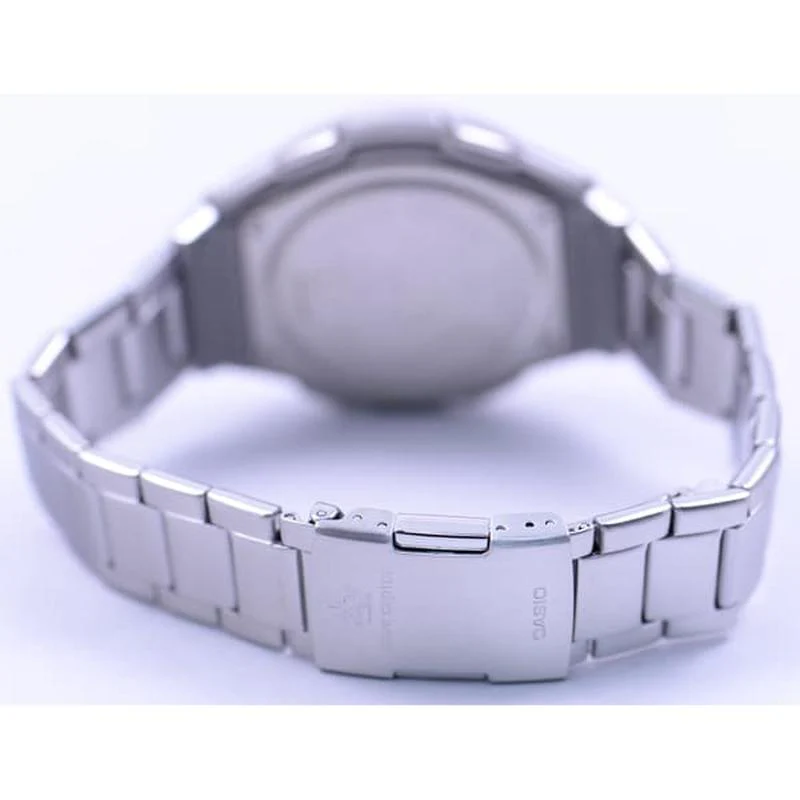 Casio Men's Wave Ceptor Solar Radio Watch Multi Band 6 Chronograph Metal Band WVQ-M410DE-1A3JF - Image 4