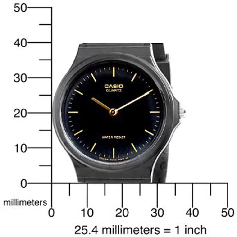 CASIO MQ-24-1ELDF Black Quartz Men's Watch - Image 2