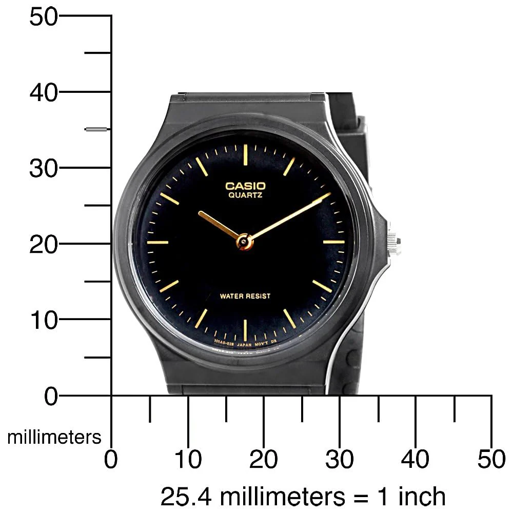 CASIO MQ-24-1ELDF Black Quartz Men's Watch - Image 5
