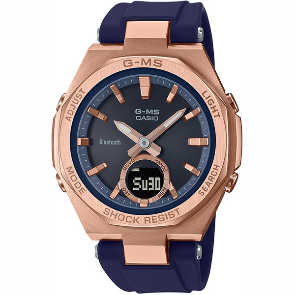 CASIO MSG-B100G-2AJF Stylish Design Bluetooth Connectivity Solar Powered Water Resistant