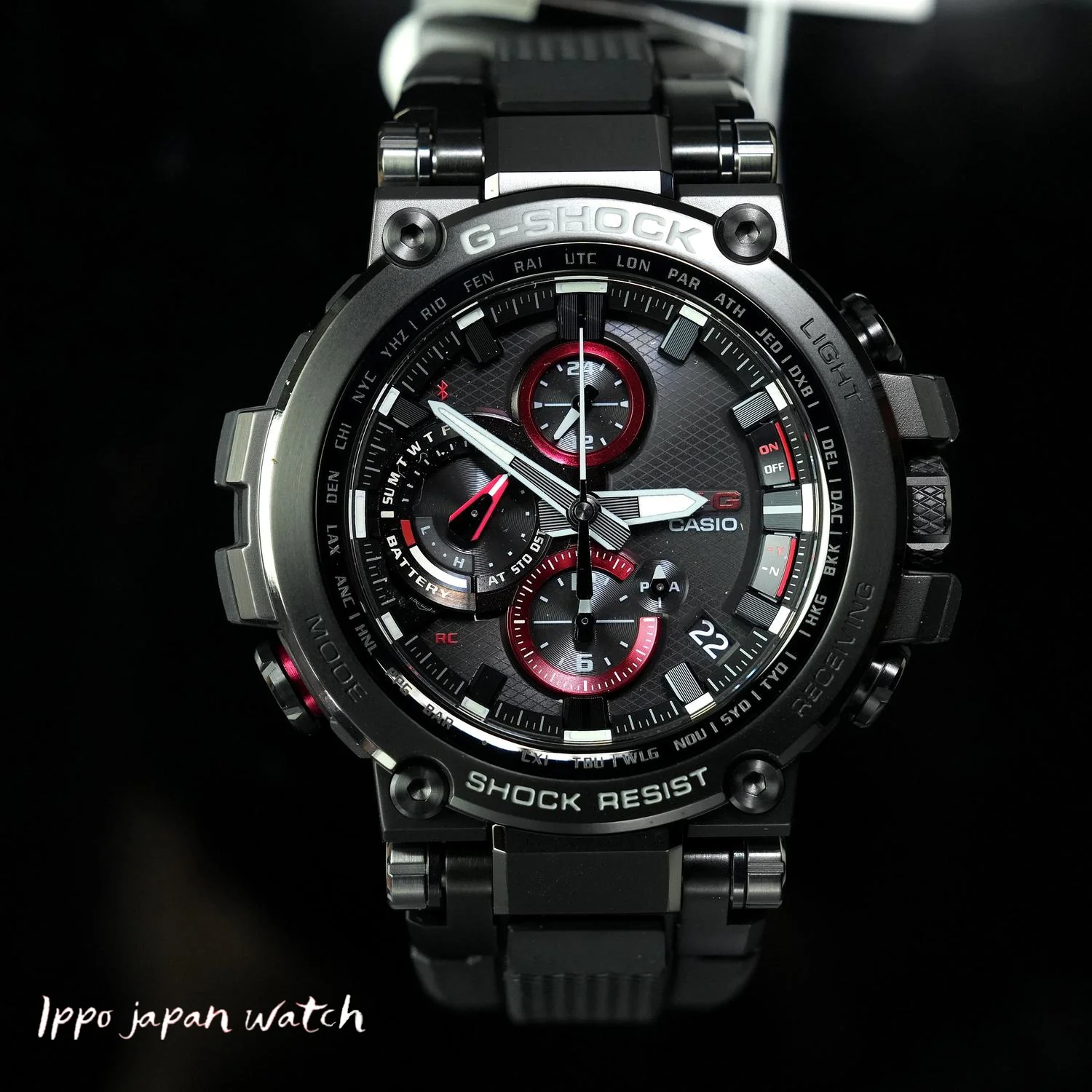 Casio MT-G Bluetooth Enabled Radio Solar MTG-B1000B-1AJF Watch