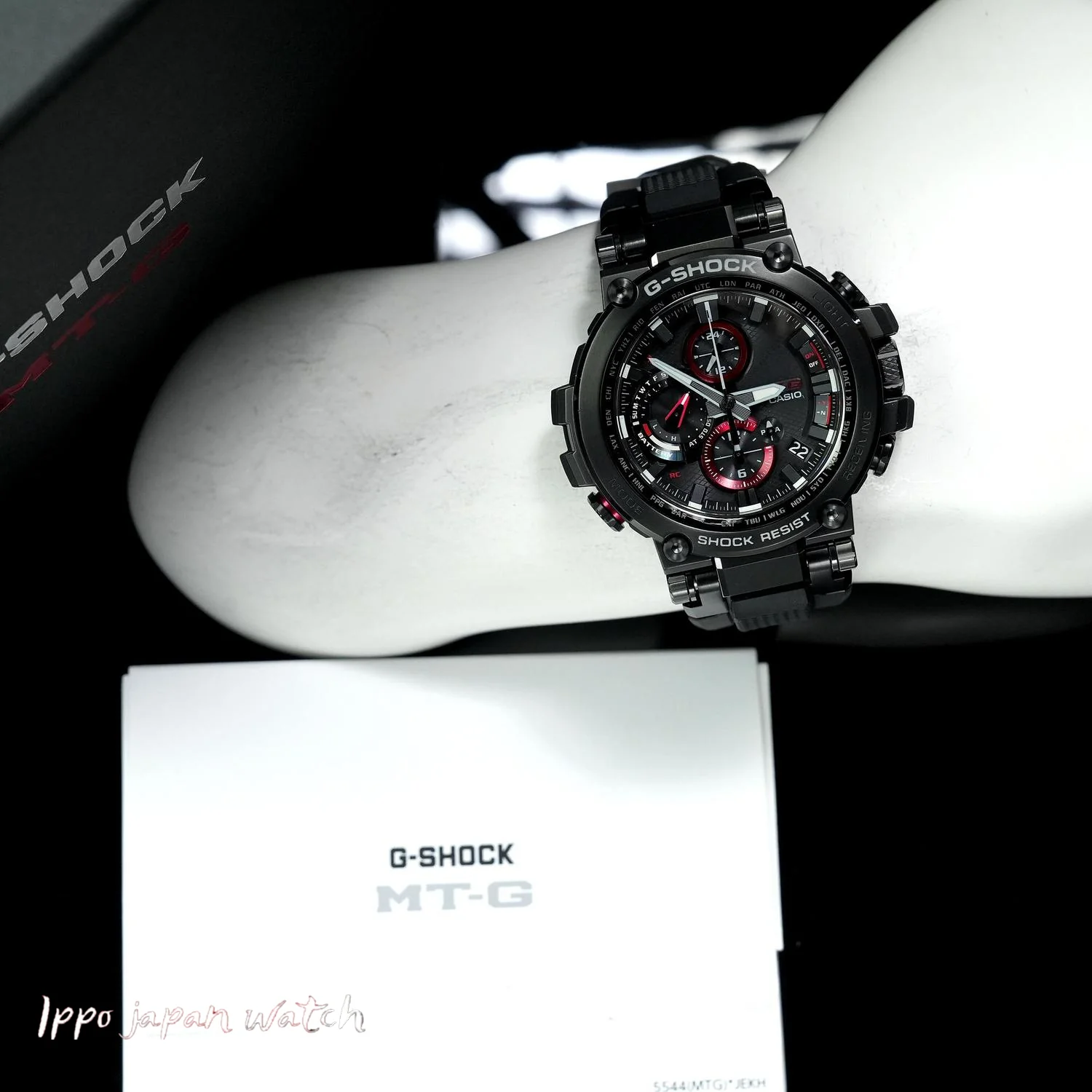 Casio MT-G Bluetooth Enabled Radio Solar MTG-B1000B-1AJF Watch - Image 5