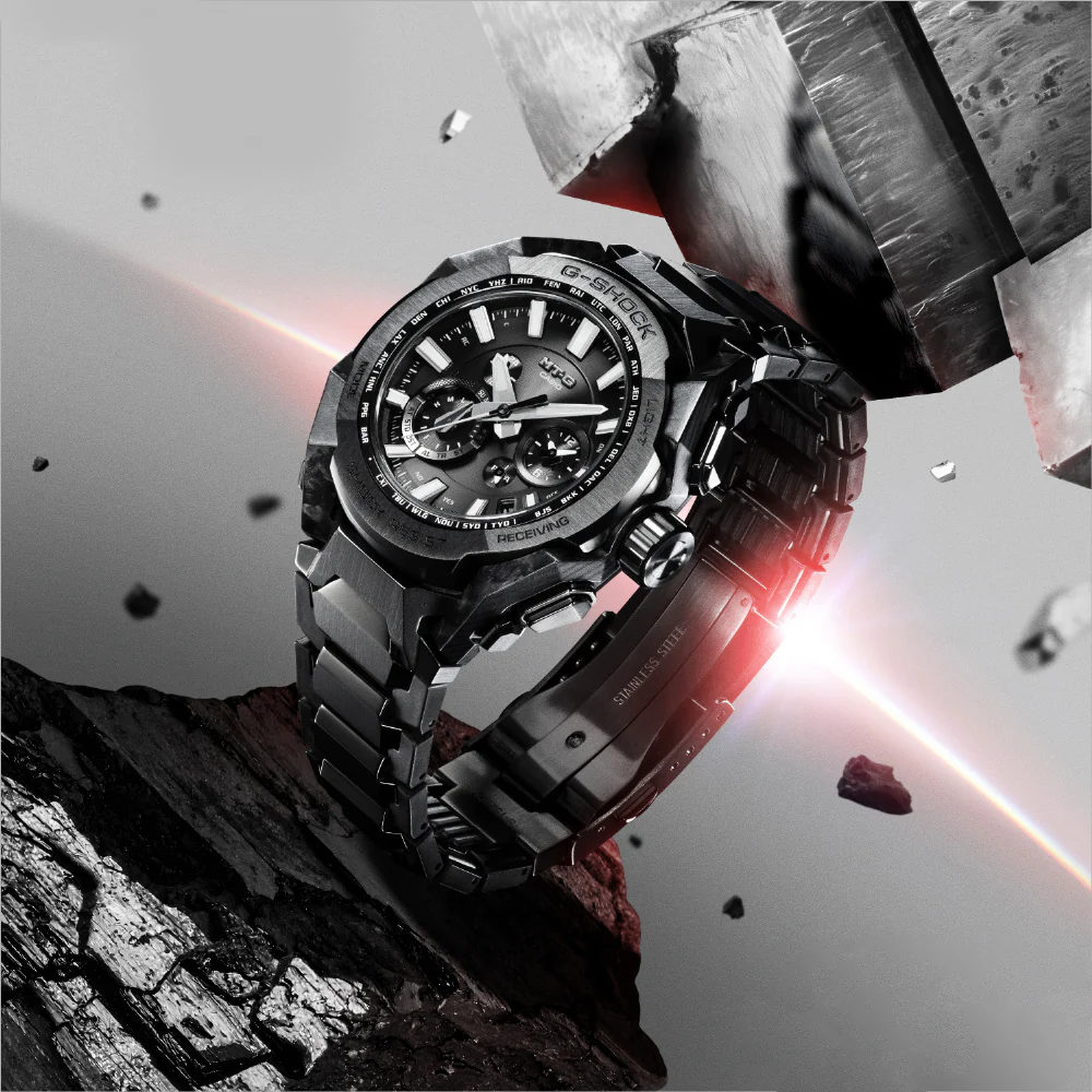 CASIO MTG-B4000BD-1AJF Bluetooth Solar Atomic Watch G-SHOCK MT-G Series Black Stylish Durable Multi-Function - Image 6