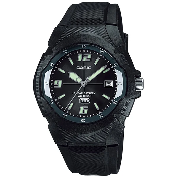 CASIO MW-600F-1AJH Durable Water Resistant Lightweight Design Easy-to-Read Display Stylish Sports Watch