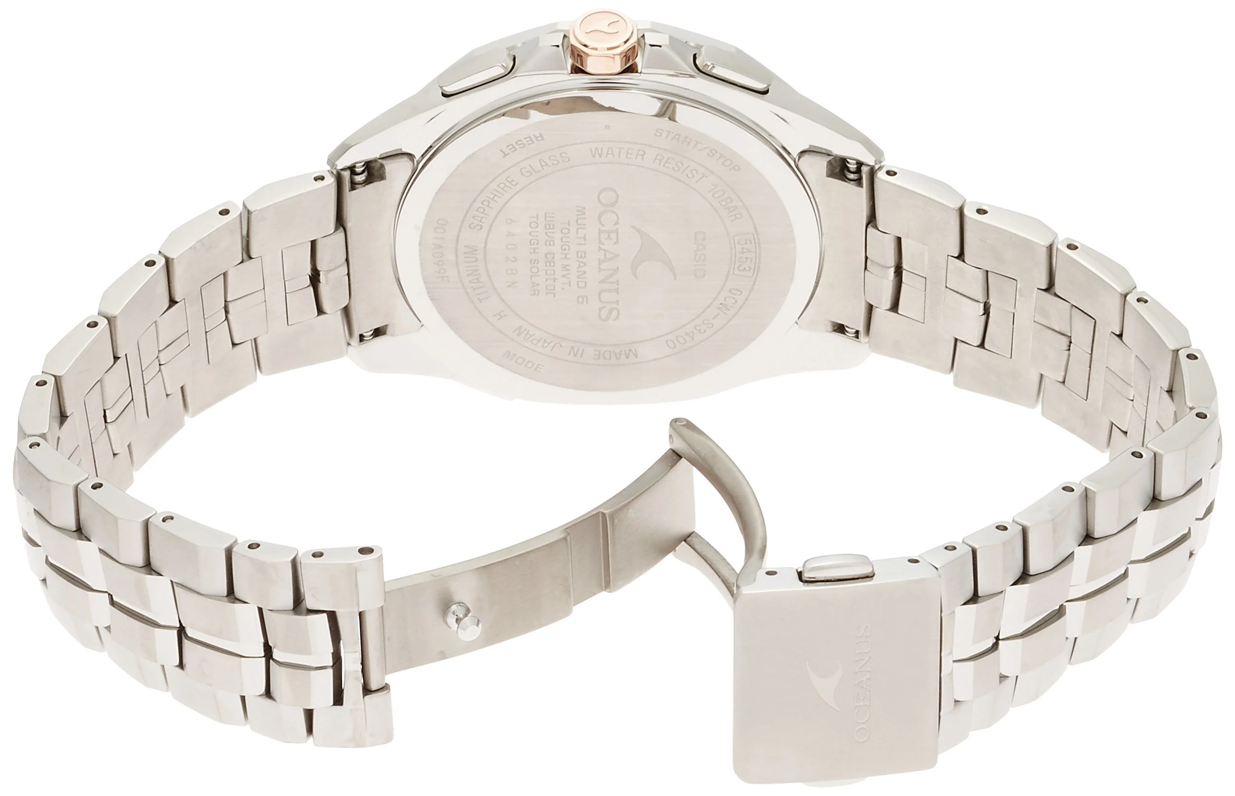 CASIO Oceanus OCW-S3400E-7AJF Solar Radio Watch - Image 2
