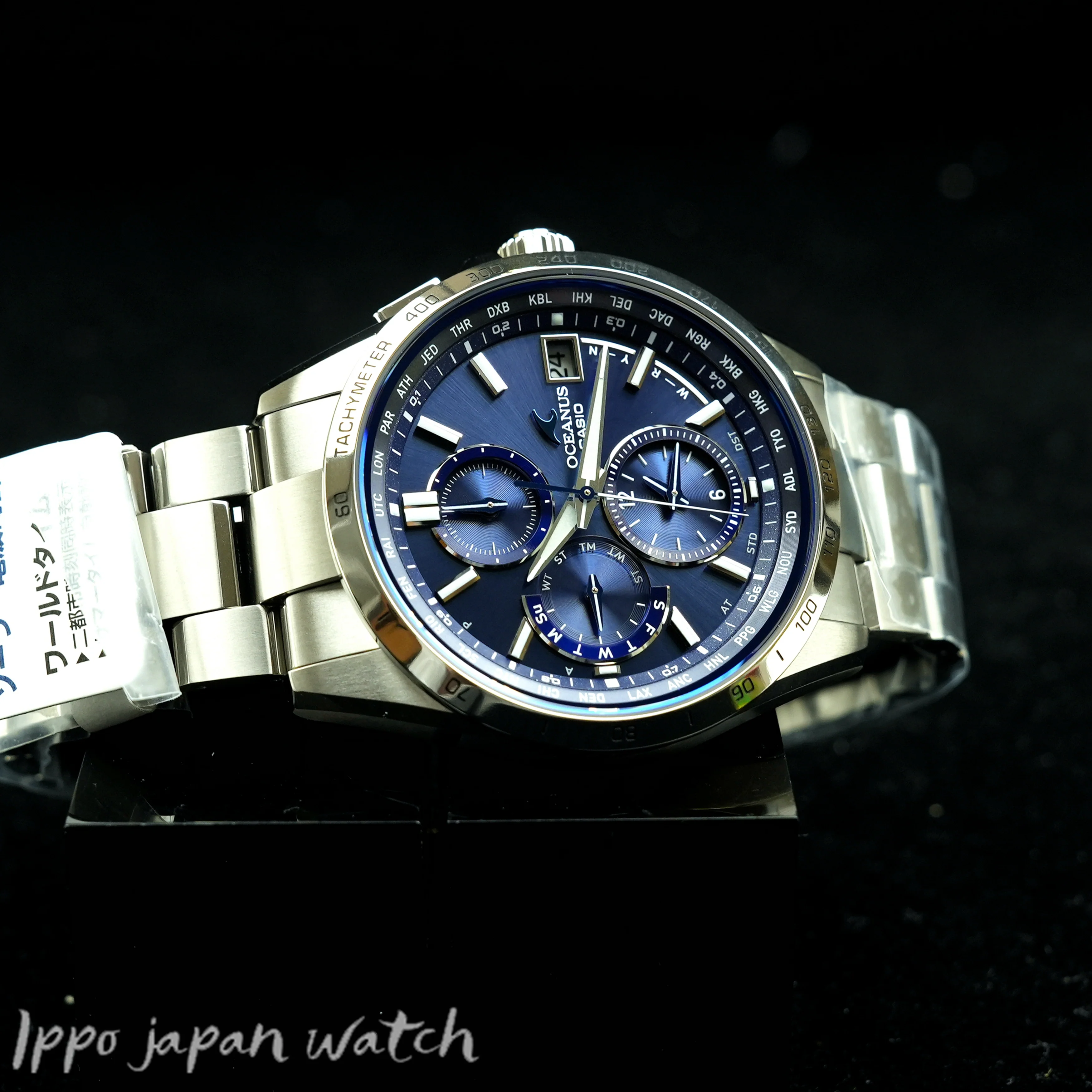 Casio Men's OCEANUS Classic Line Solar Radio Watch with Metal Band OCW-T2600-2A3JF - Image 6