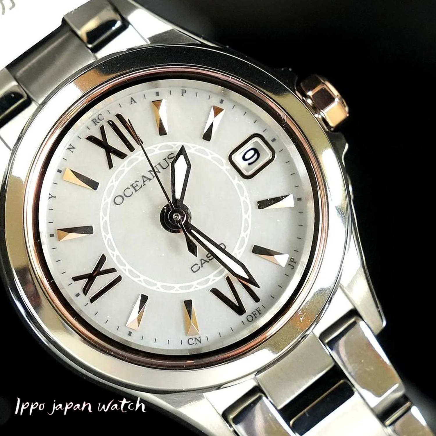 Casio OCEANUS Women's 3-Hand Model Solar Radio Ladies Watch OCW-70PJ-7A2JF - Image 3