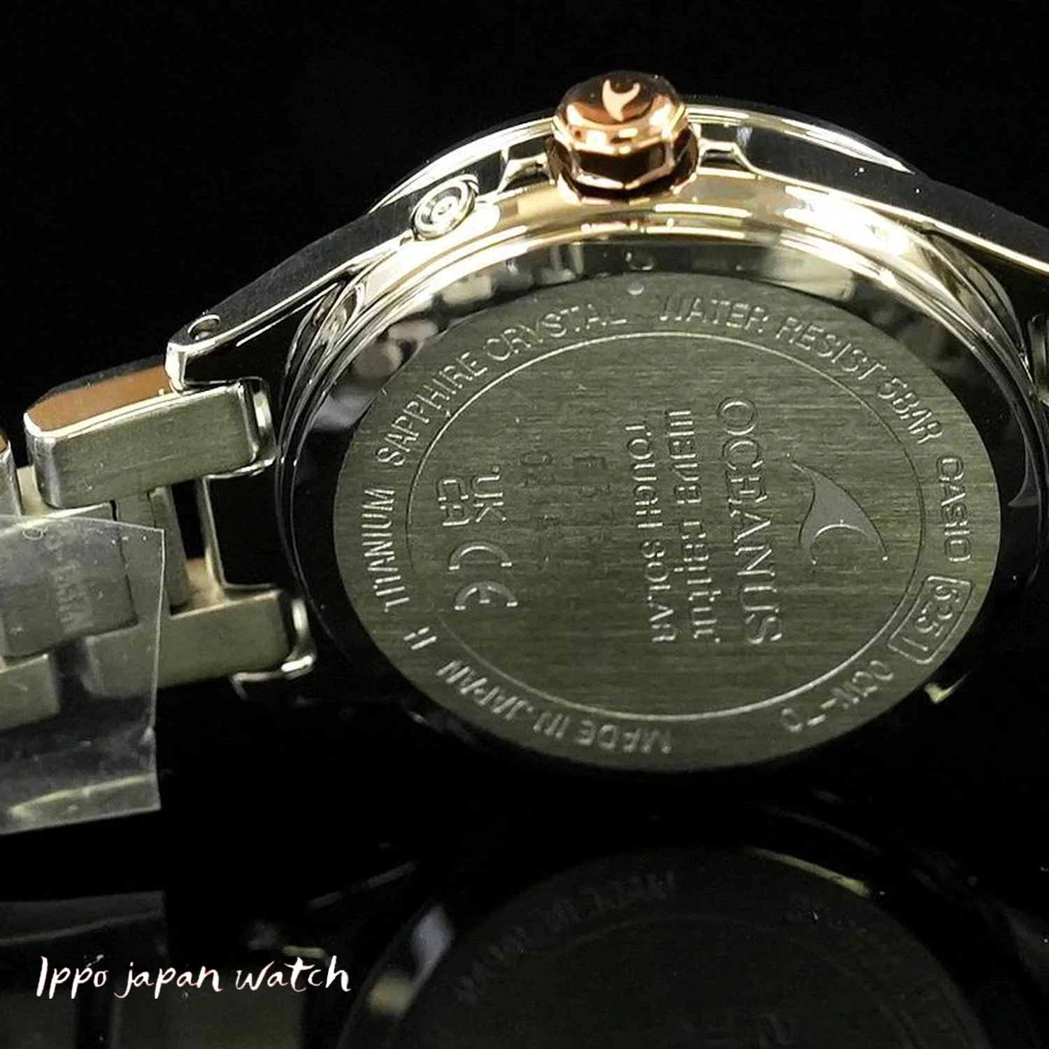 Casio OCEANUS Women's 3-Hand Model Solar Radio Ladies Watch OCW-70PJ-7A2JF - Image 5